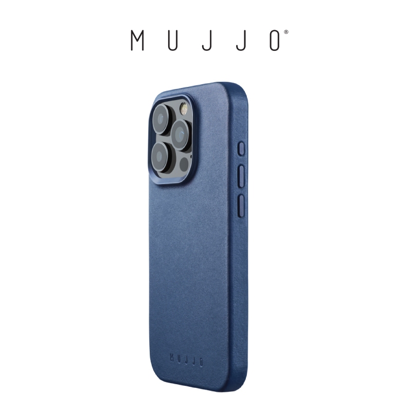 Mujjo Full Leather Phone Case Cover Casing iPhone 15 15 Plus