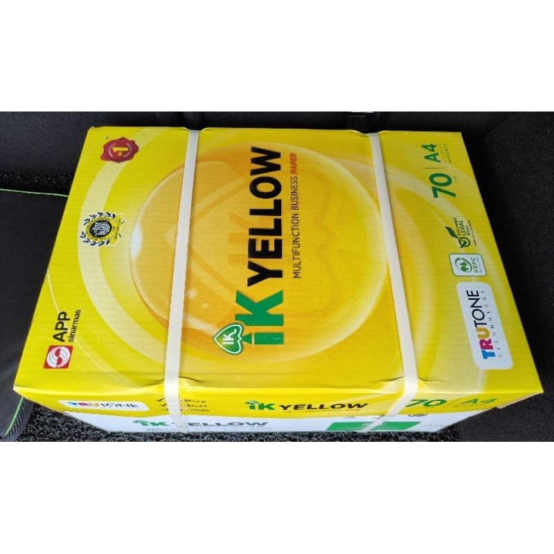 Ik Yellow A4 Paper 70gsm 450s 1 Ream Shopee Malaysia 3127