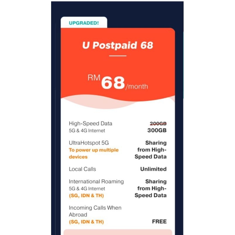 Vip Number Sim Card Umobile POSTPAID Shopee Malaysia