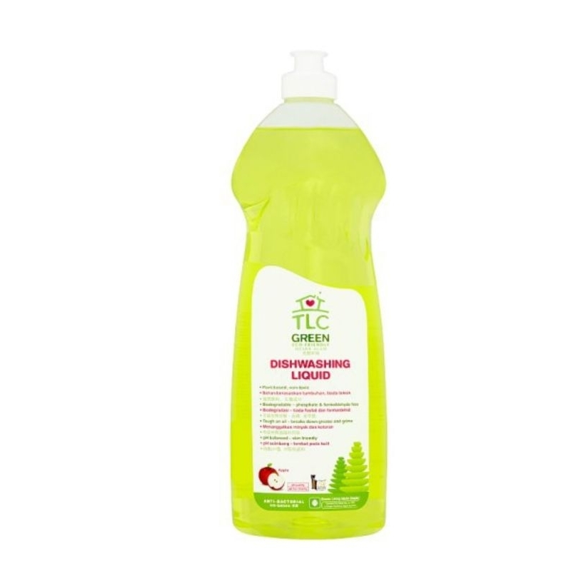 TLC GREEN EcoFriendly Dishwashing Liquid 900ML/ Apple Dishwashing
