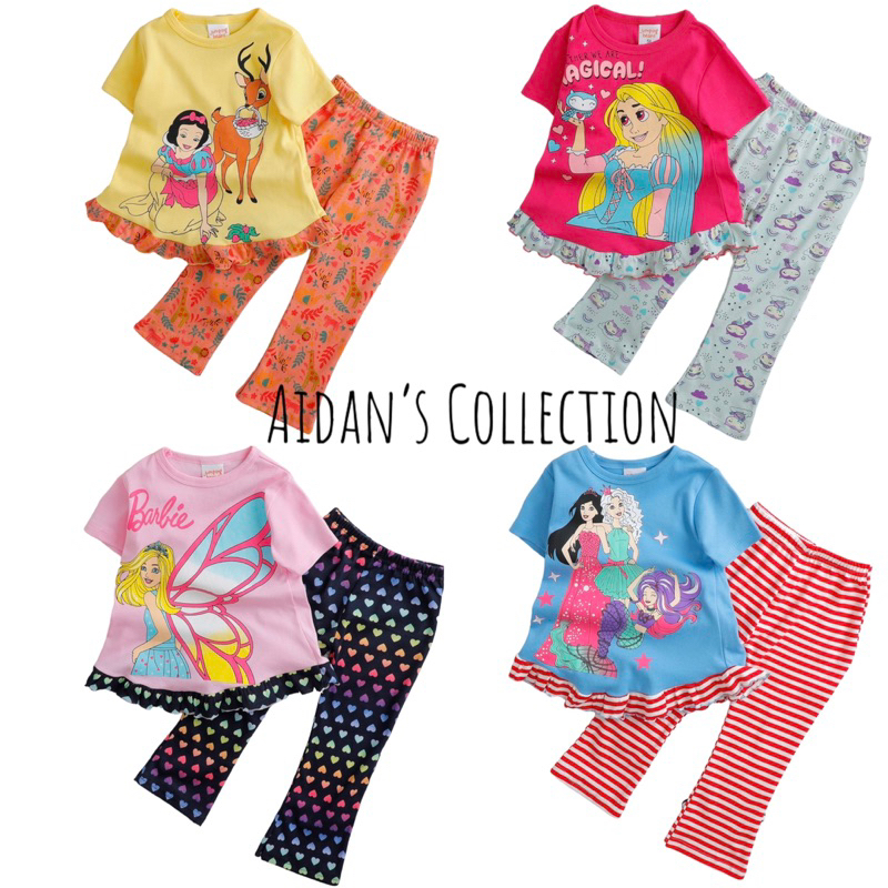 Pyjamas Doll Palazo Jumping Beans BIG SIZE / Baju Tidur Palazo Kanak ...