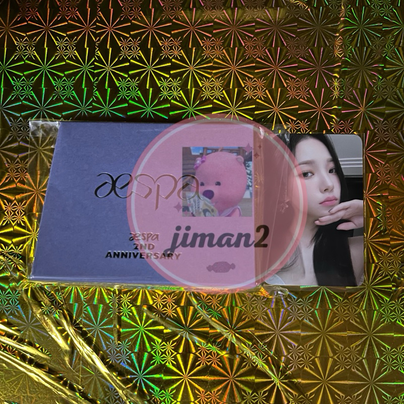 [OFFICIAL] aespa karina 2nd anniversary md photocard photo card pc ...