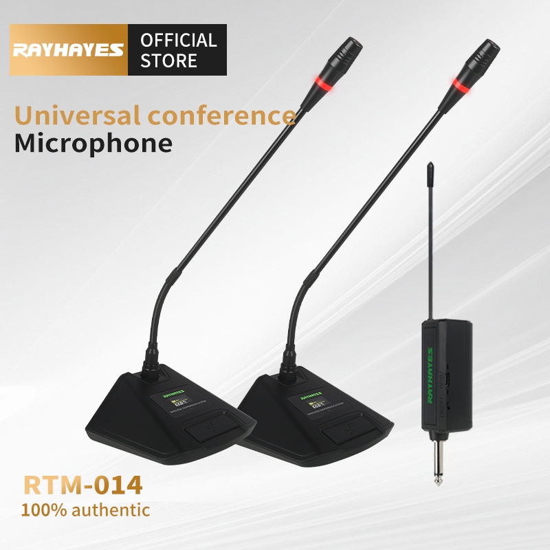 RAYHAYES RTM 014 Wireless Microphone Gooseneck Desktop Speech FM