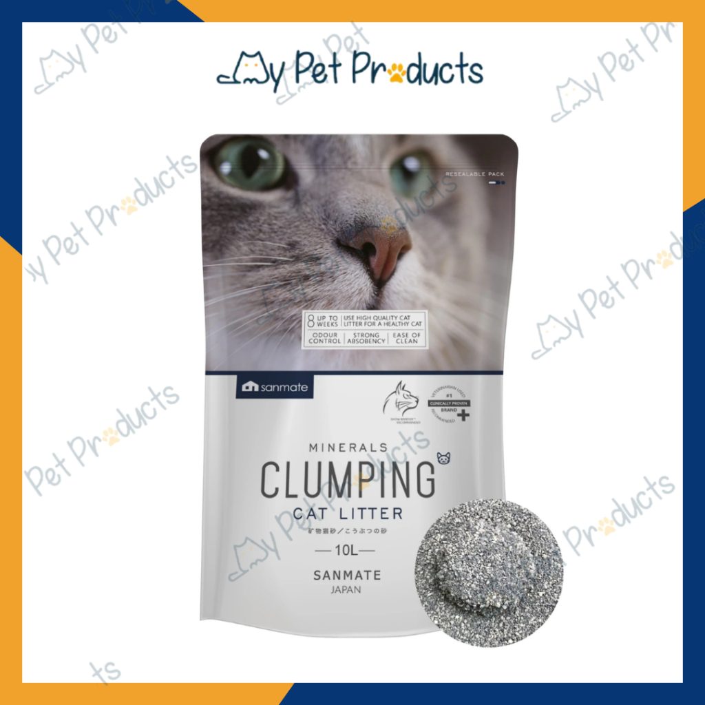 SANKING MINERAL CLUMPING CAT LITTER 10L - LOCAL SELLER | Shopee Malaysia