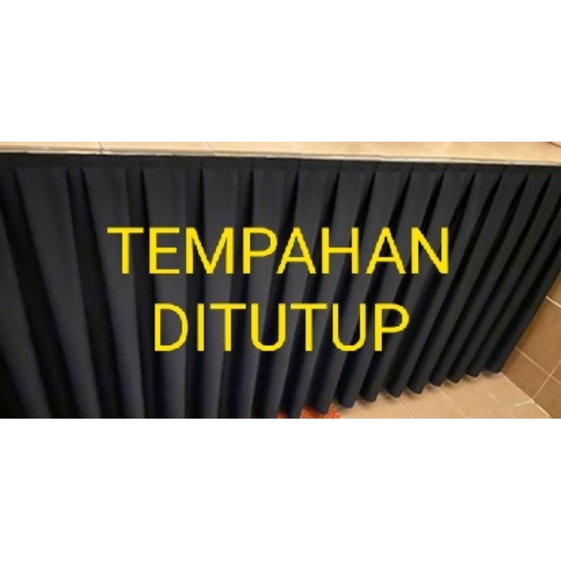 Skirting/Langsir Table Top, Dapur, Sinki, Meja, Meja Mesyuarat Shopee