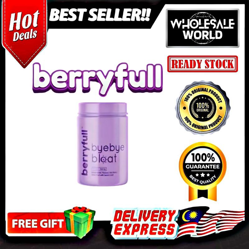 Berryfull by Inayah Beauty Bye Bye Bloat Breakoat Guttox Fat Burner ...