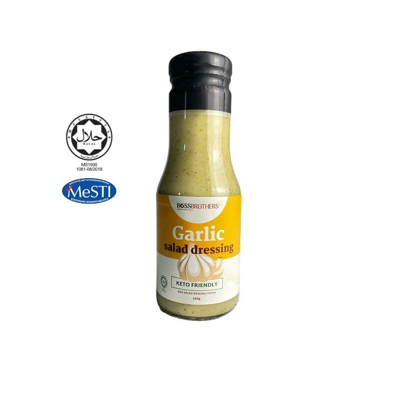 [Keto] BOSSBROTHERS Garlic Salad Dressing/ Sos Salad Bawang Putih 260g