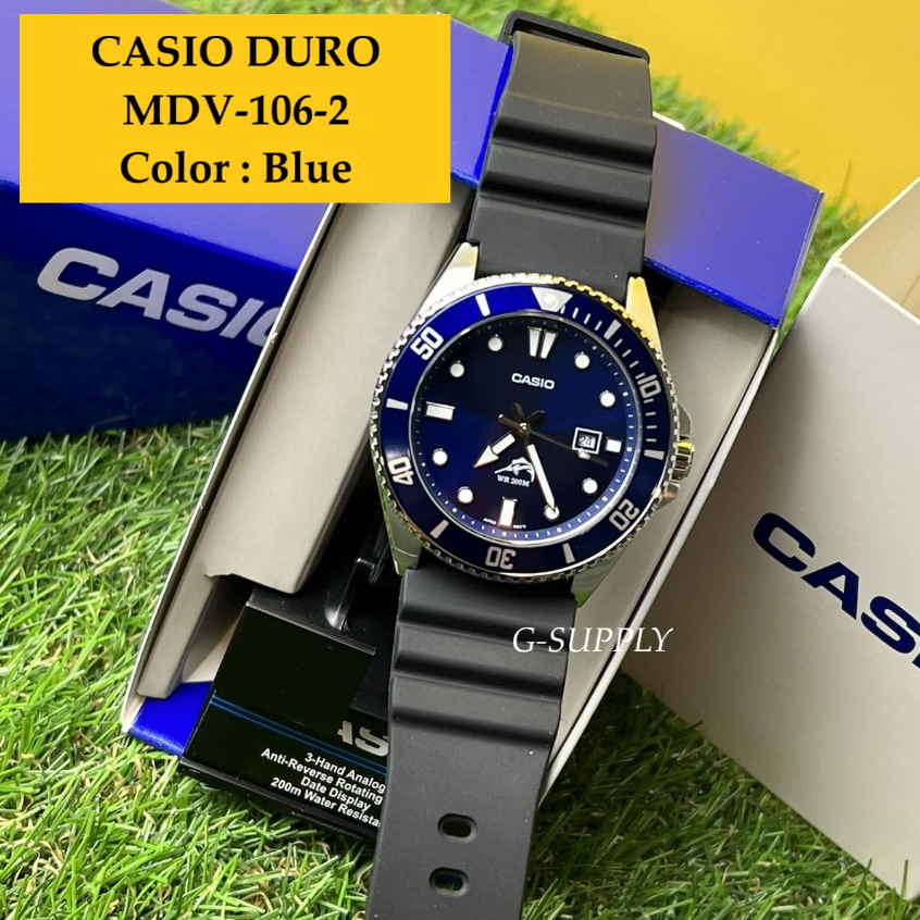 (CASIO DURO) 100% Ori MDV-106-1A MDV-106B-1A1 MDV-106B-1A2 MDV-106B-1A3 ...