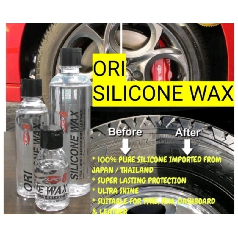 🔥 WAX PRO PURE SILICONE TYRE POLISH TAYAR KILAT 100ML 300ML TAHAN