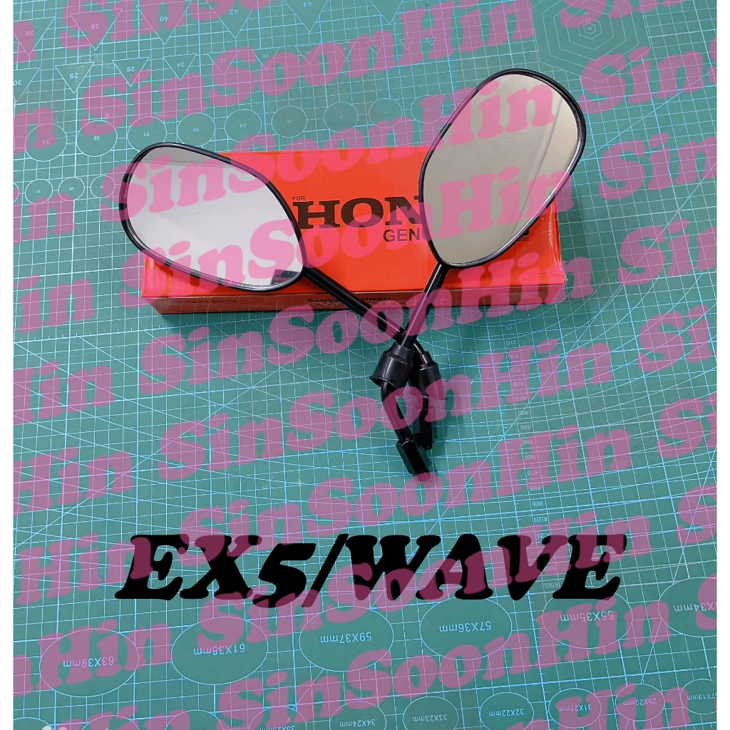 Honda EX5 WAVE Side Mirror - 1Set # cermin sisi wave ex5 dream | Shopee ...