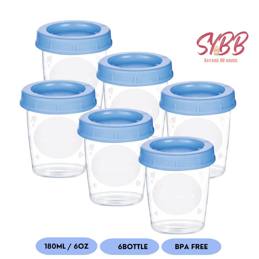 BPA-Free Breast Milk Storage Cup Baby Food Storage Freezer Containers ...