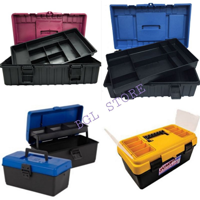 Felton Multipurpose Plastic Tool Box / Kotak Penyimpan Alatan Hardware ...