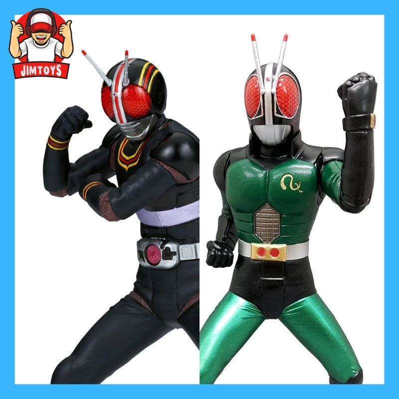 Banpresto Hero's Brave Statue Figure Kamen Rider Black / Black RX ...