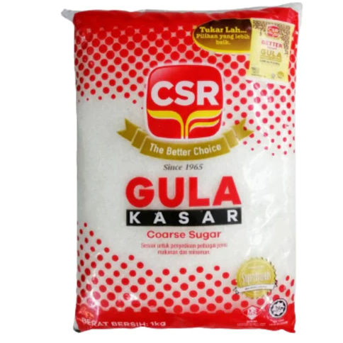 CSR Gula Kasar Coarse Sugar 1KG Pack | Shopee Malaysia