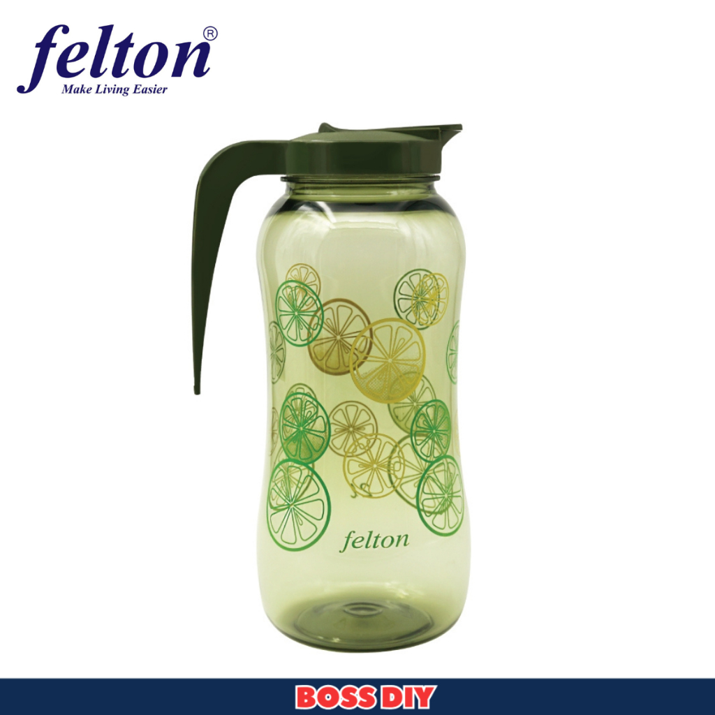 Felton Pc Jug Fridge Water Jug Air Panas Juice Cold Beverage Jug (2Ltr ...
