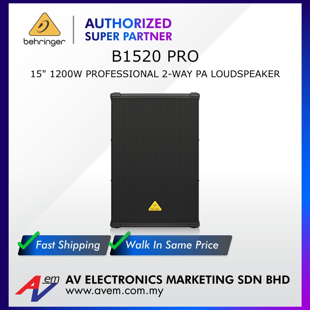 BEHRINGER EUROLIVE B1520 PRO 1,200-Watt 15