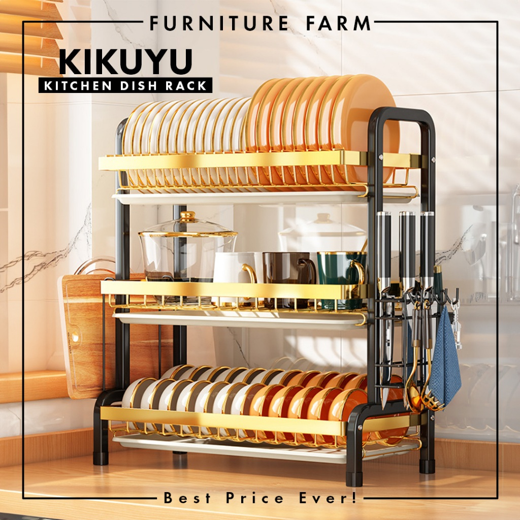 Rak pinggan mangkuk/dish rack/rak pinggan sinki /rak piring/tempat ...