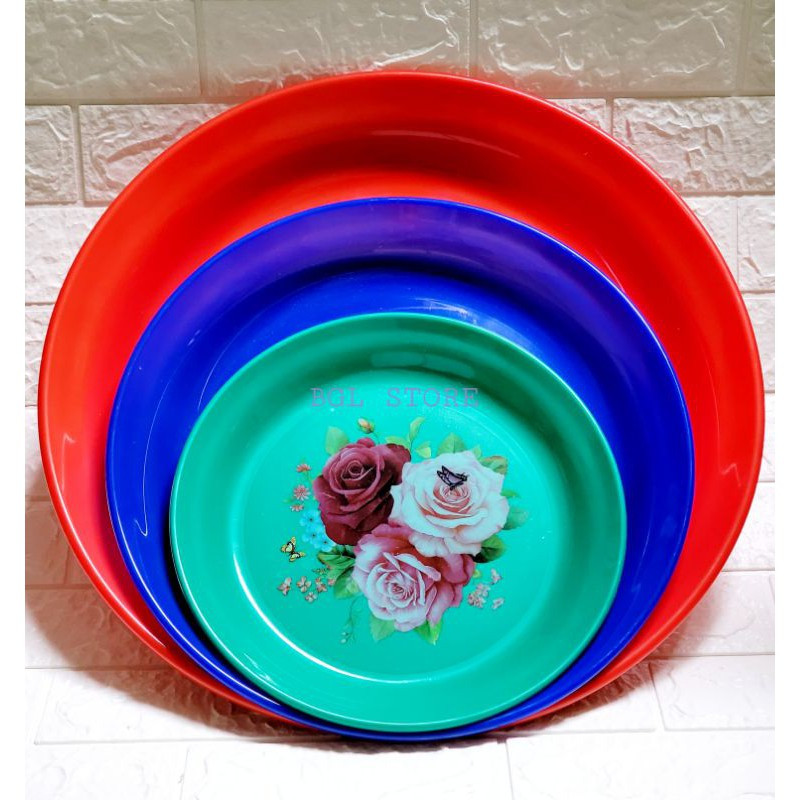 Plastic Round Tray / Talam Bulat / Dulang Plastic ( 30cm/ 40cm/ 50cm ...