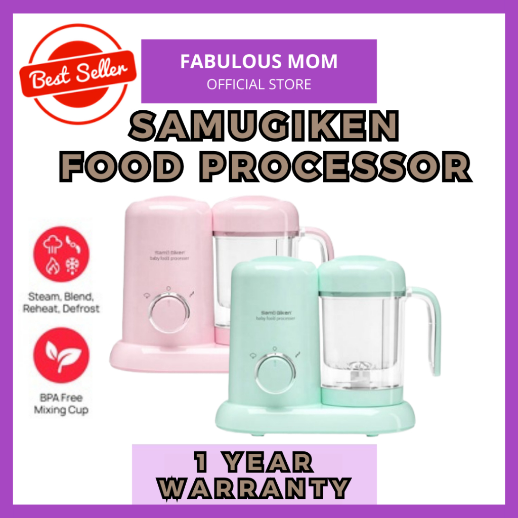 [SAMU GIKEN] Baby Food Processor 4 in 1 Multifunction SamuGiken Food