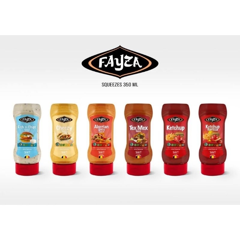 [Imported from Belgium🇧🇪] FAYZA Sauce 350ml (Cheezy /Fish N Chips /Tex ...