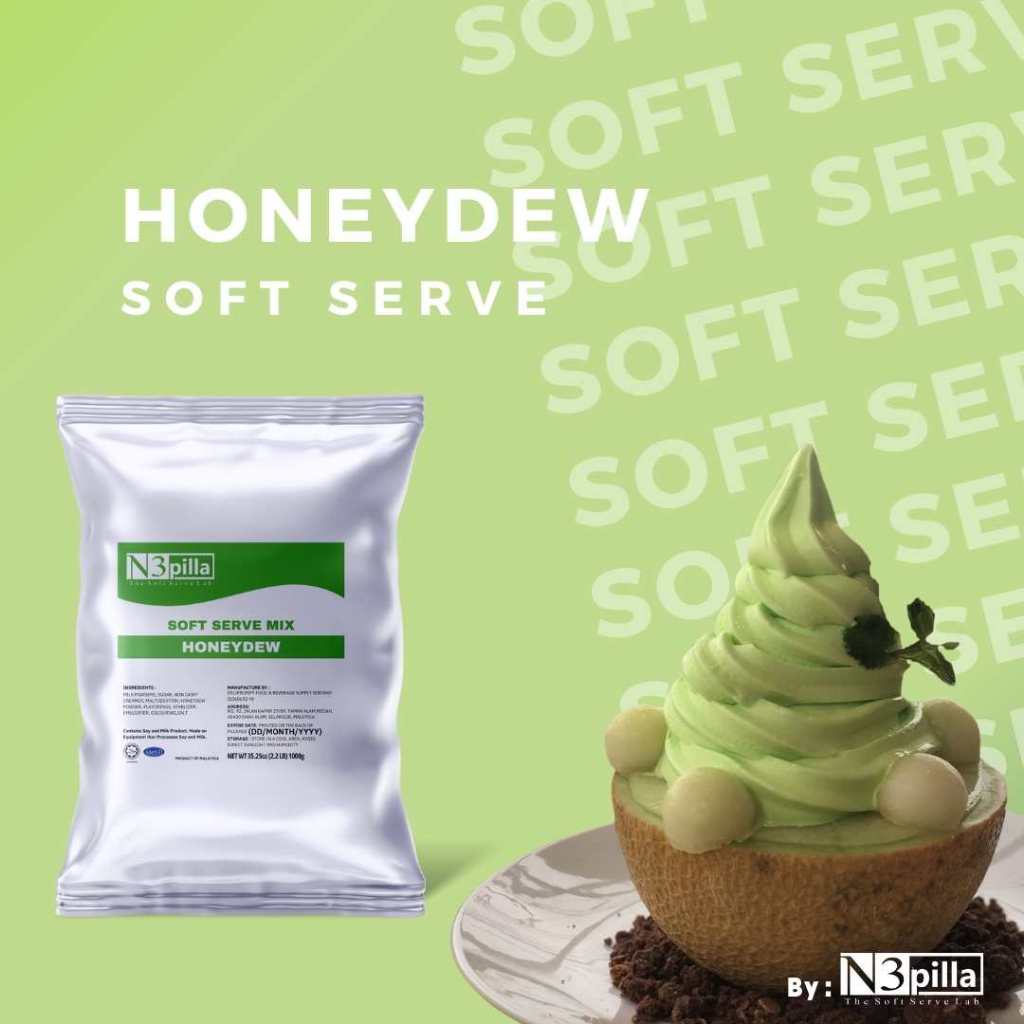 N3 Honeydew Soft Serve Ice Cream Powder 1KG | Shopee Malaysia