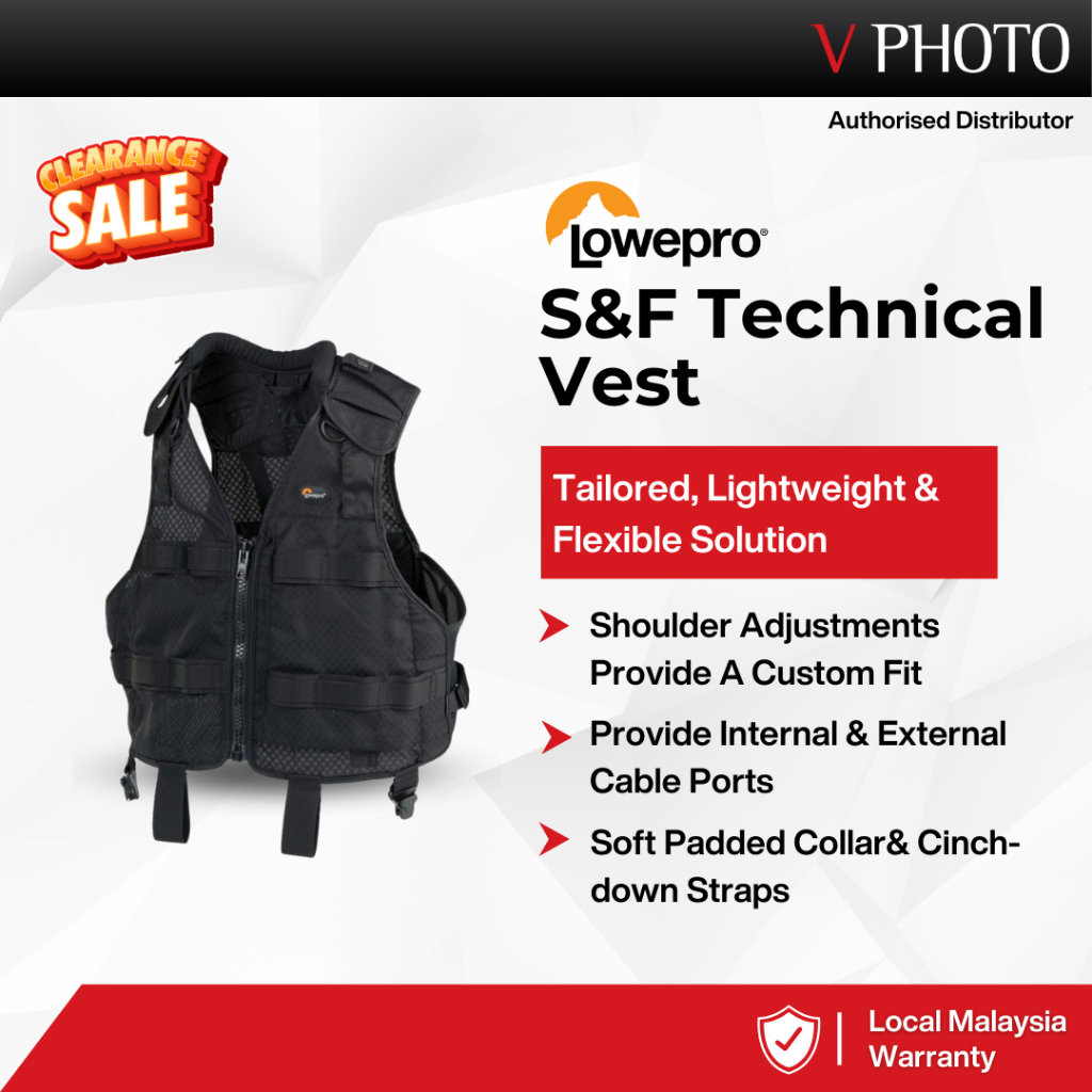 Camera Harness Lowepro S&F Deluxe Technical Belt S/M For