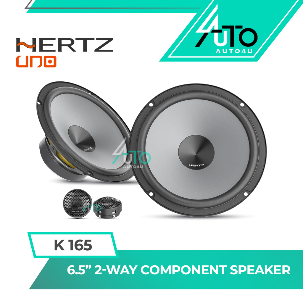 Hertz LINEA UNO K165 Kit Altoparlanti 2 Vie 165mm + Supporti Per PEUGEOT Partner (dal 2008)