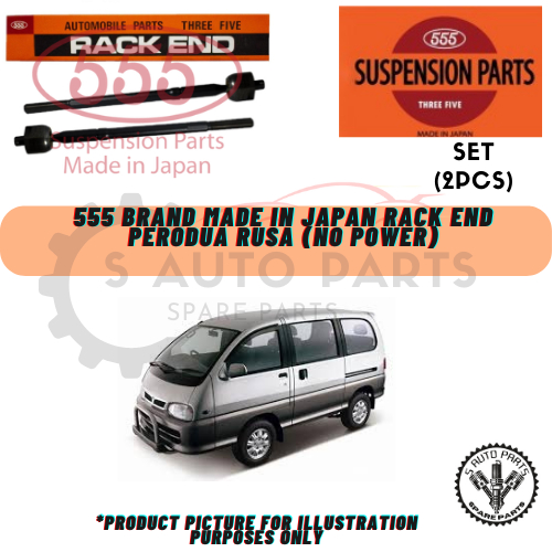 PERODUA RUSA (NO POWER) 555 BRAND MADE in JAPAN RACK END | Shopee Malaysia