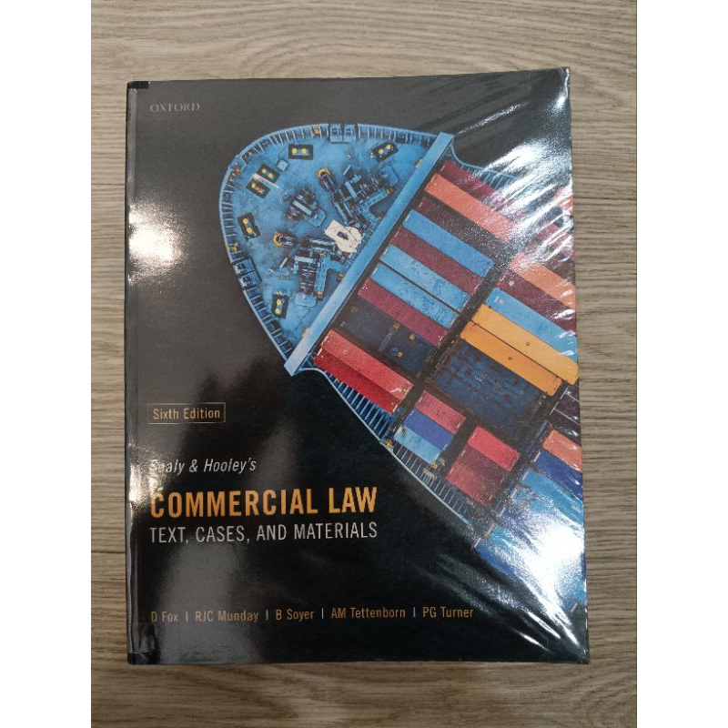 [Original] Sealy & Hooley's Commercial Law 6th Edition Shopee Malaysia