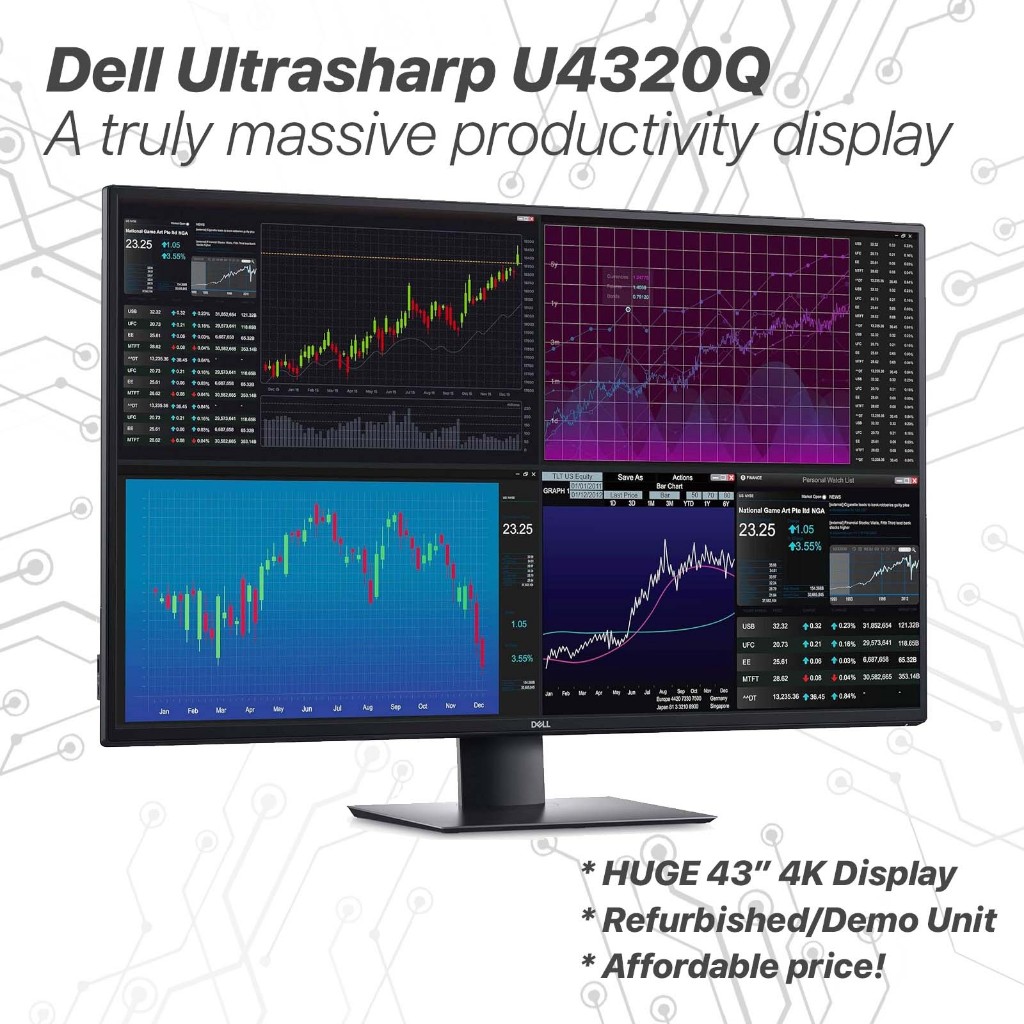 (Refurbished) Dell Ultrasharp U4320Q A truly massive productivity ...