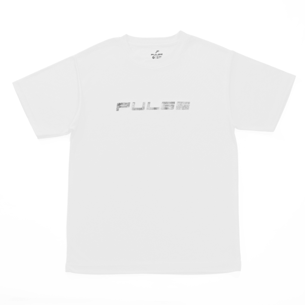 PULSE Tech Silver Foil Unisex Quick Dry T Shirt with Logo Cepat Kering Sports Tee Shopee Malaysia