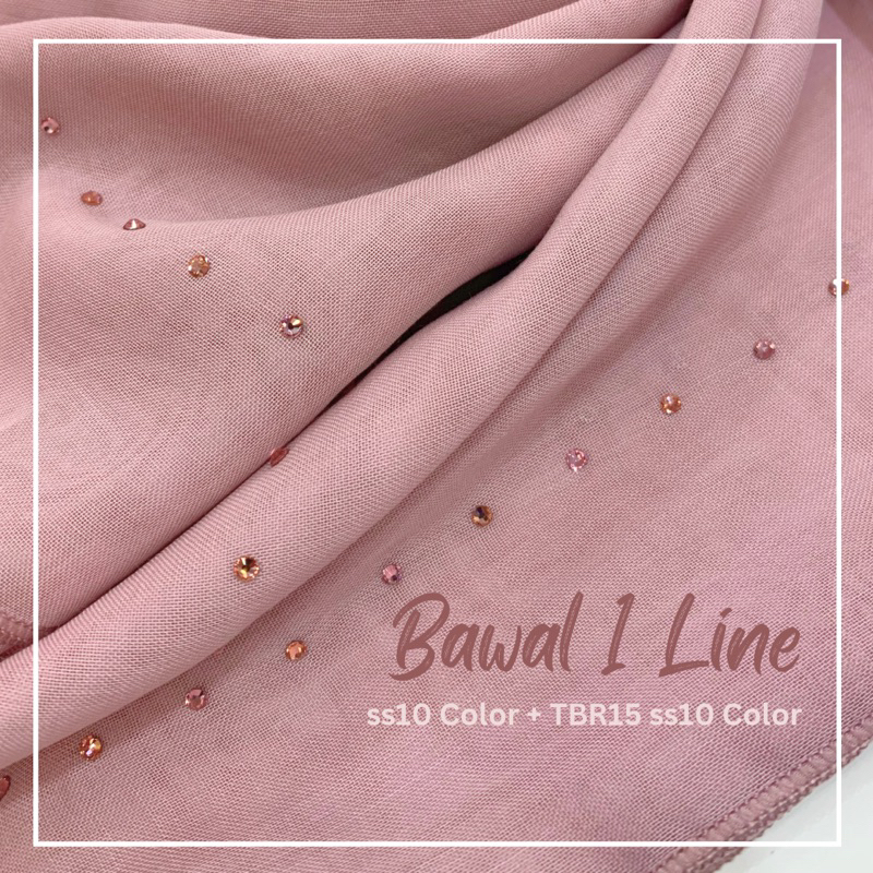 Bawal Warisan Swarovski 1 Line ss10 color + TBR15 ss10 color | Shopee ...