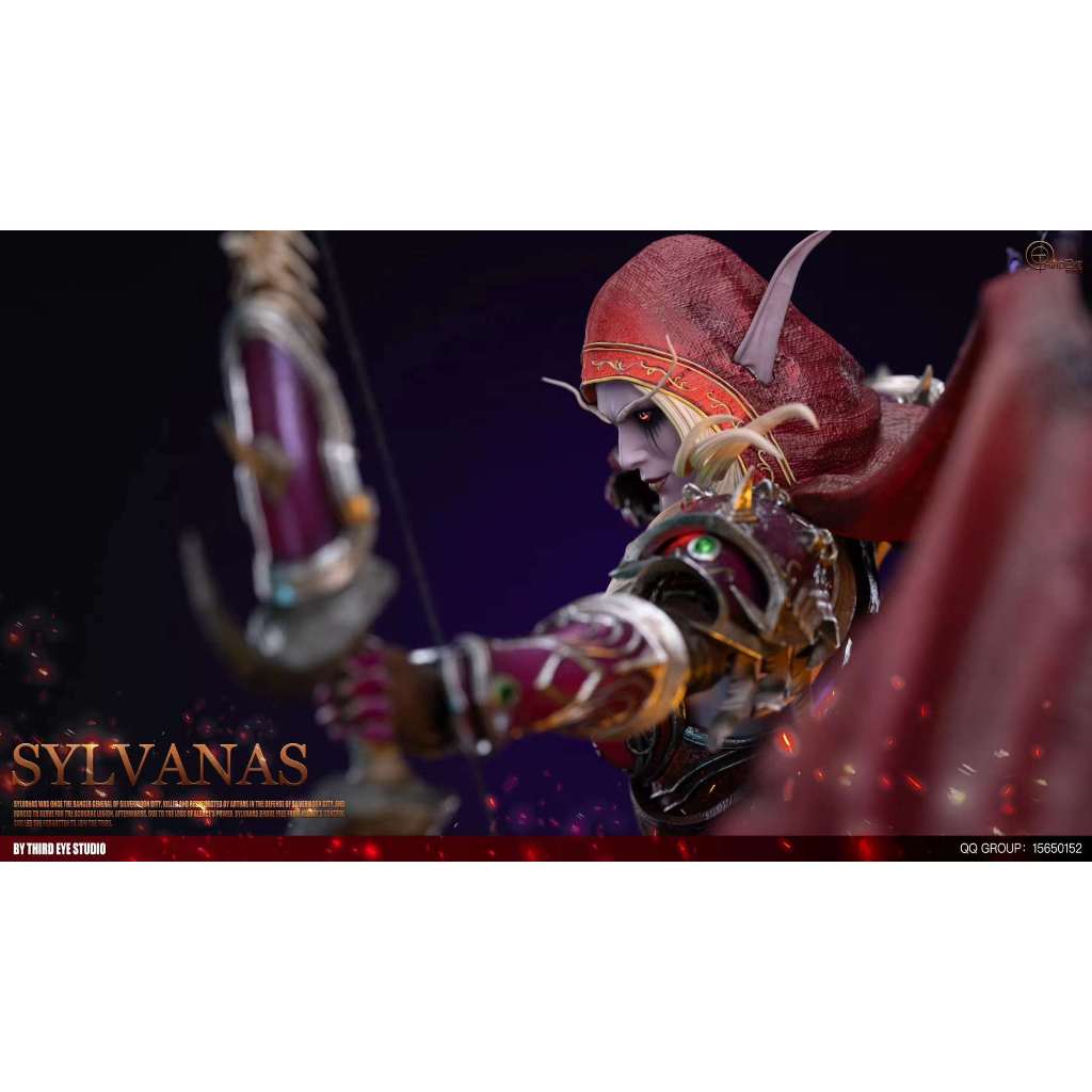 REOZIGN Figura de Sylvanas Windrunner de World of Warcraft, estatua de
