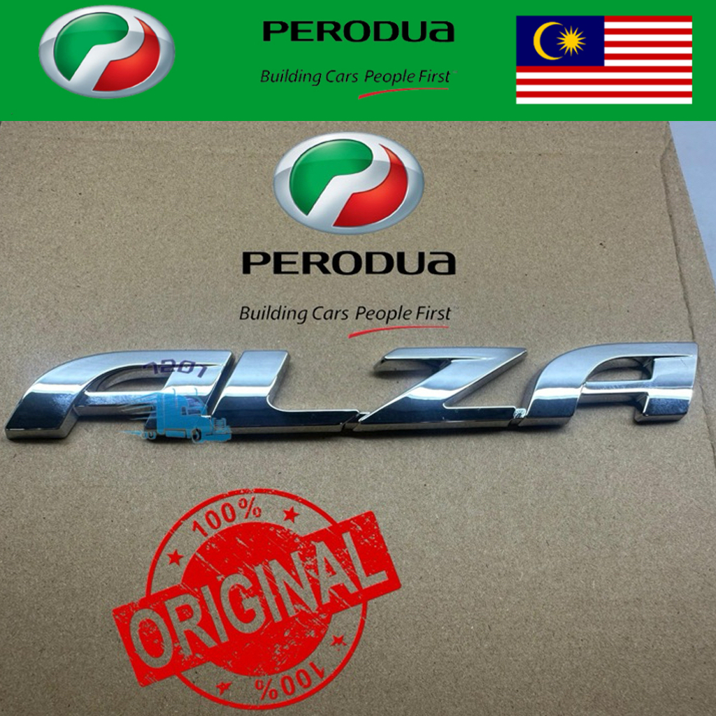 100% Original Perodua Alza Logo (ALZA) | Shopee Malaysia