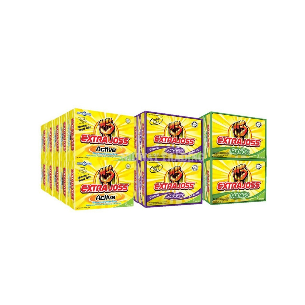 Extra Joss Go Rasa Anggur / Mangga / Active 6 sachet | Shopee Malaysia