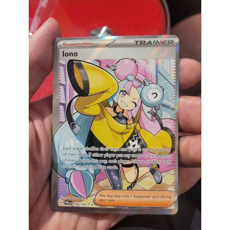 Iono - 254/193 - Full Art Secret Rare Scarlet & Violet: Paldea Evolved ...