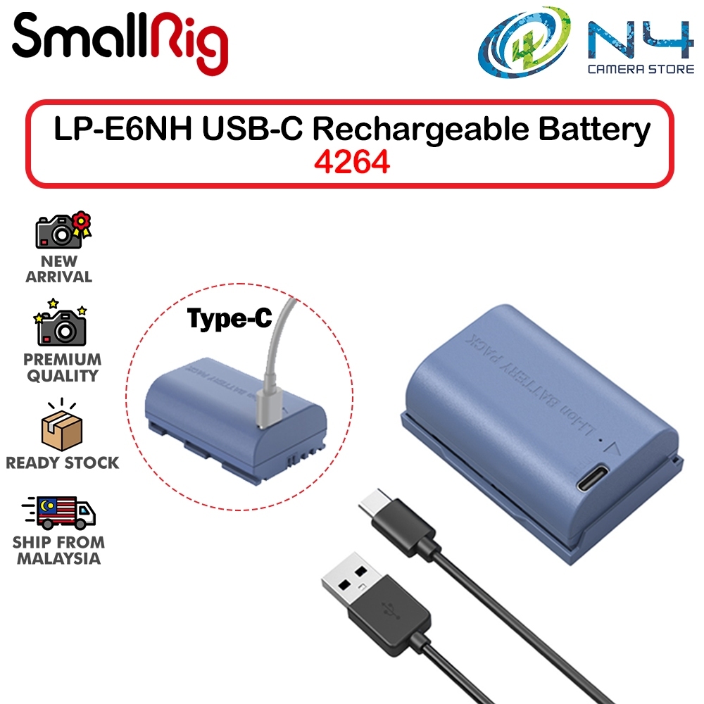 SmallRig LP-E6NH Battery Charger Set for Canon LP-E6NH Battery, Double ...