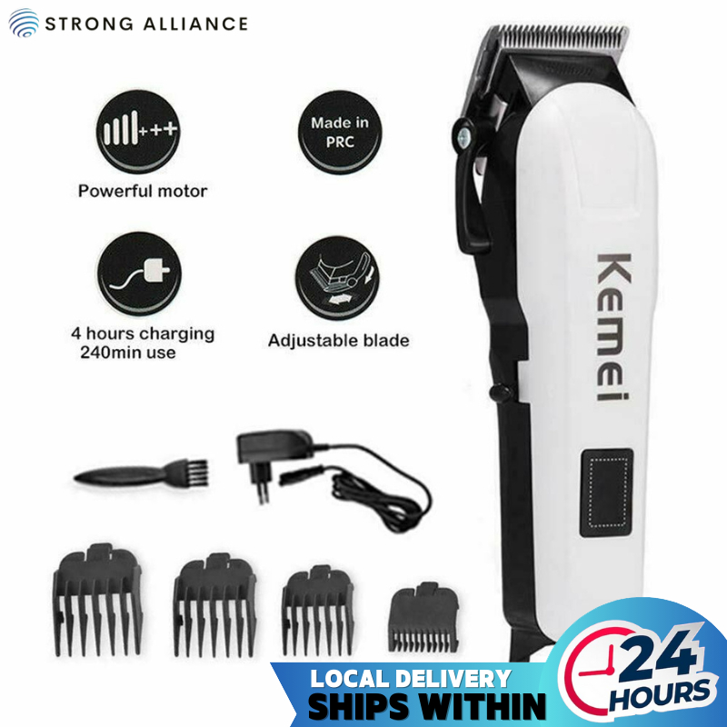 Kemei 809A stainless steel cutter Hair Trimmer LCD Display Electric