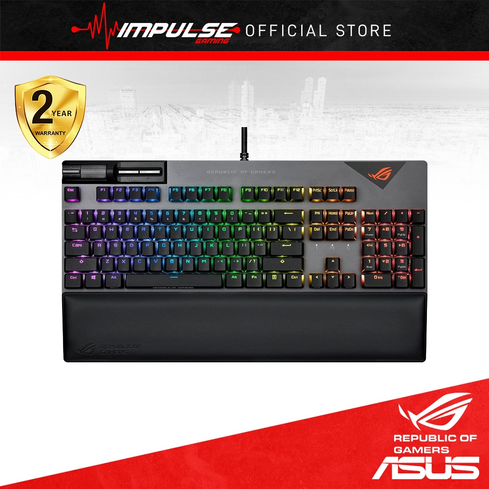 Asus ROG Strix Flare II XA08 Gaming Keyboard - 8000 Hz polling rate ...