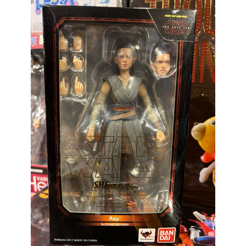 Bandai SHF S.H.Figuarts Star Wars : The Last Jedi Rey Action Figure BIB ...