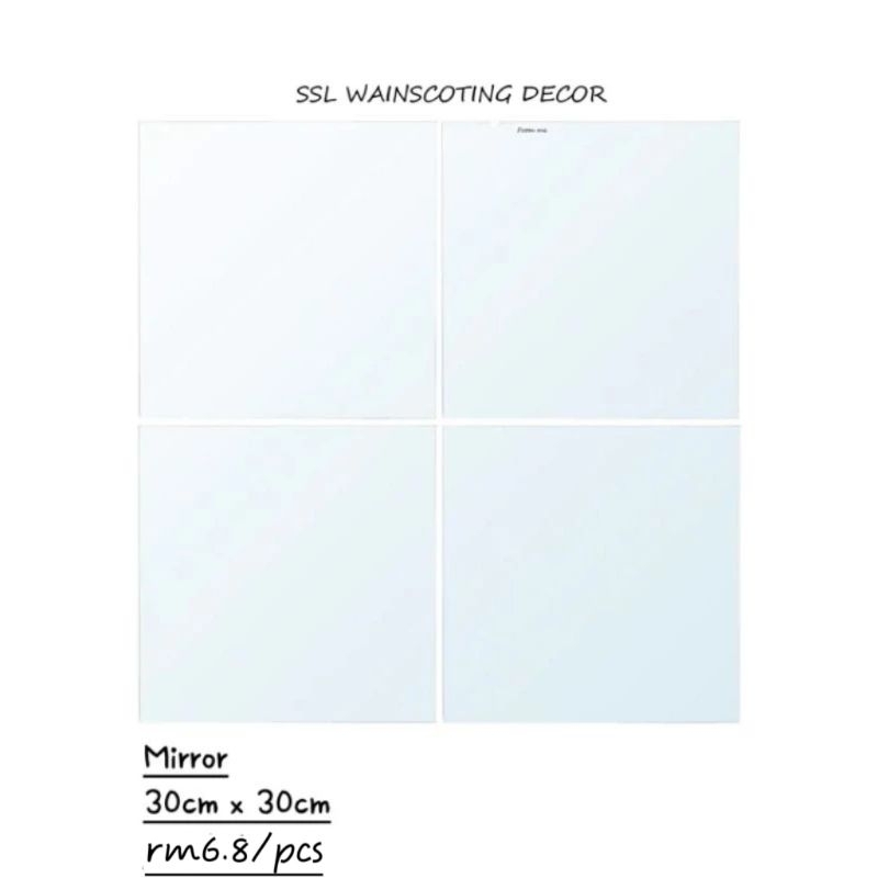 30CM X 30CM IKEA Wall Mirror Shopee Malaysia