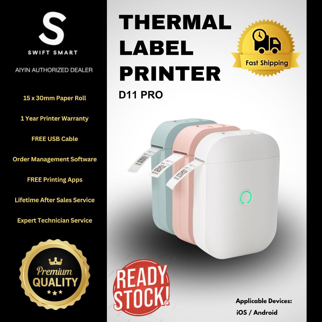 LOCAL SELLER READY STOCK Mini Printer/Pocket Printer/Thermal Printer ...