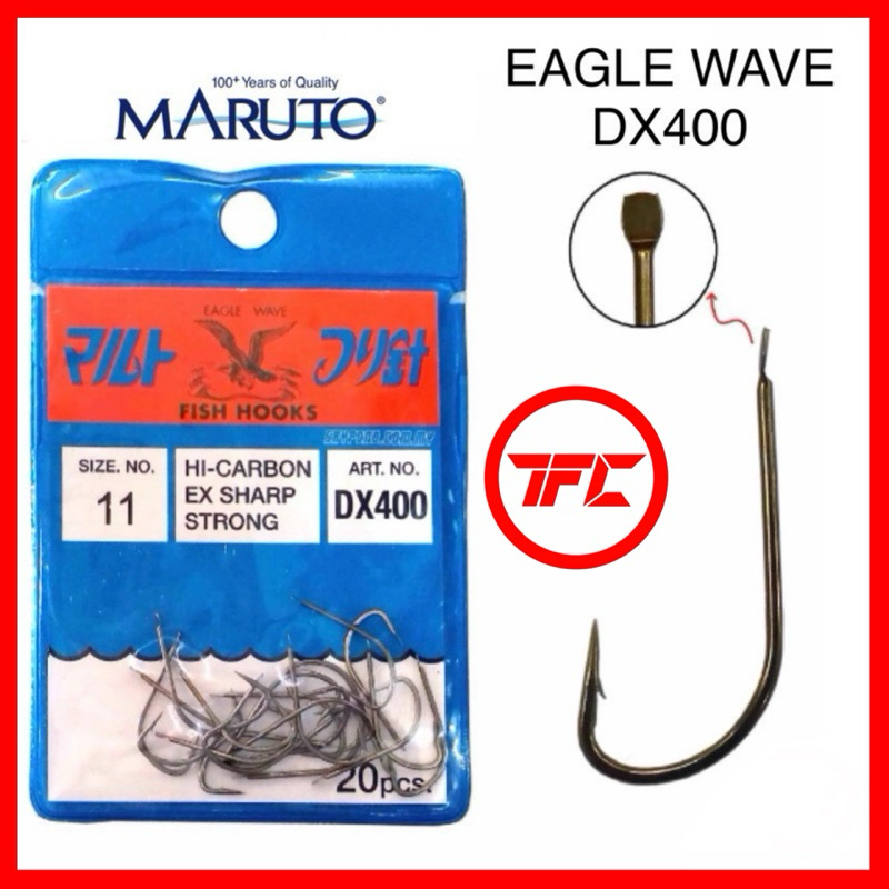 MARUTO Eagle Wave DX-400 Fishing Hook Original DX400 Helang Cap Lang ...