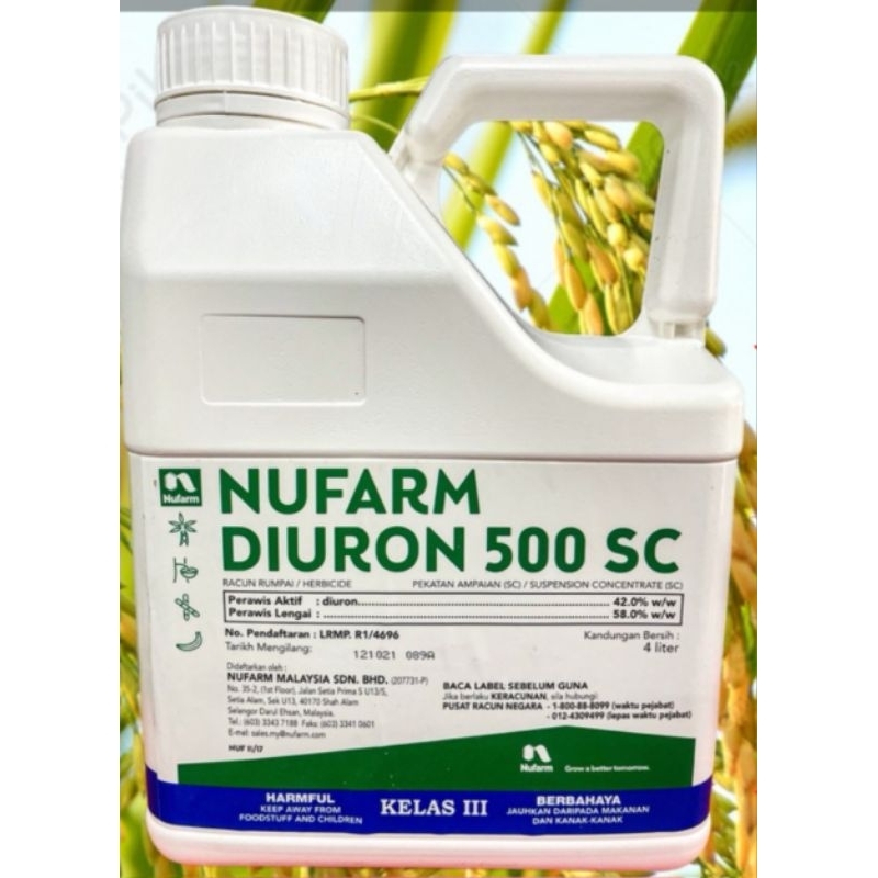 Racun Rumput Sambau Rumput Liar Racun Nufarm Diuron 4l 4 Liter