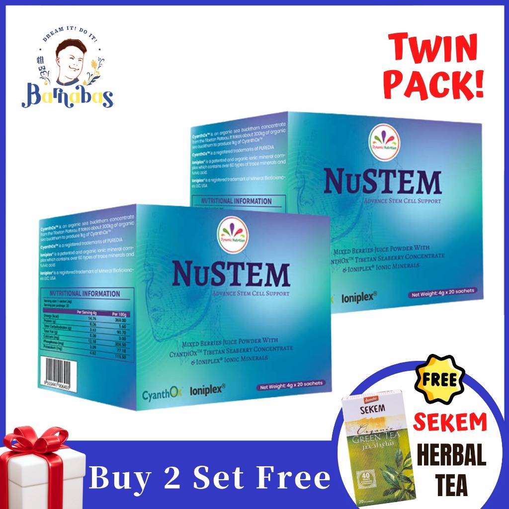 2x Dynamic Nutrition NuSTEM - Advance Stem Cell Support for Anti-Aging ...