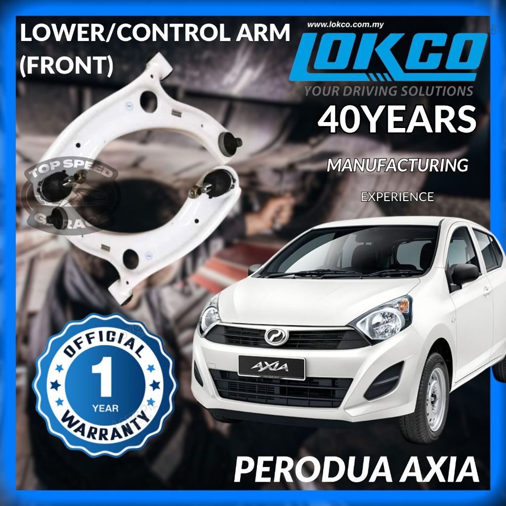 LOKCO Premium Heavy Duty PERODUA AXIA Lower Arm Front [Left + Right ...