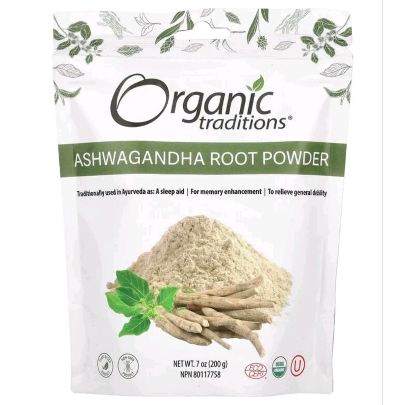 Poudre de racine d’ashwagandha - Organic Traditions