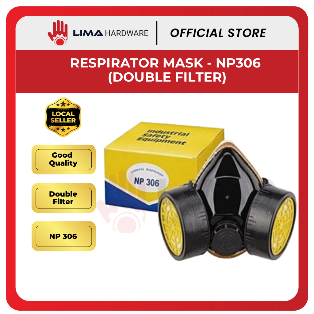 RESPIRATOR MASK - NP306 (DOUBLE FILTER) | Shopee Malaysia