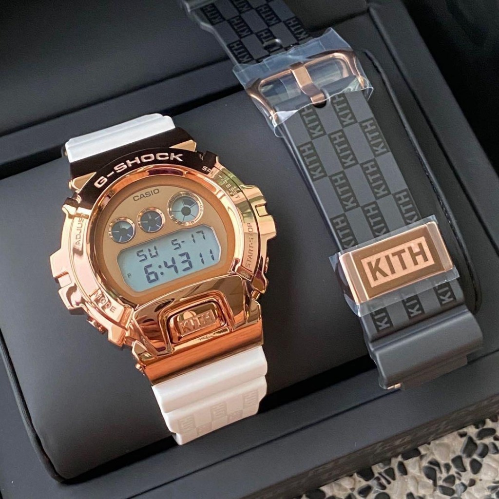 Casio G SHOCK x KITH Rose Gold Limited Edition 2020 GM 6900KTH GM 6900KTH 4 Shopee Malaysia