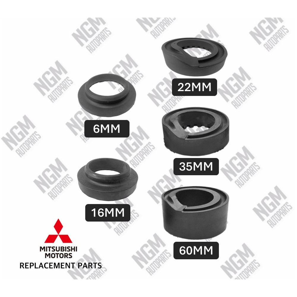[PROTON] SAGA BLM, FLX, FL, EXORA REAR COIL SPRING RUBBER UPPER & LOWER ...